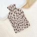 Hot Water Bottle with Lid - Animal Skin Pattern Rubber Bag for Pain Relief Cramps & Foot Warmer | Hot & Cold Therapy - Buy Online on GoSupps.com