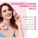 Saviland 48 Colors Chrome Nail Powder Set - Metallic Chrome for Mirror Effect Nail Art - DIY Manicure Decoration with Sponge Sticks - Home and Salon Use - Buy Online on GoSupps.com