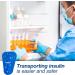 YOUSHARES Insulin Cooling Bag - Insulin Storage Solution for Diabetics | Z-4 Nylon Ice Bag for Travel & Daily Use - Buy Online on GoSupps.com