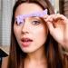 Kumprohu Brow Mapping Ruler | Silicone Eye Liner Guide Eye Brow Stencils | Eyebrow Shaping Ruler Eye Makeup Aid Brow Measuring Tool for Beginners Eye Liner Eyelash Eyebrow Purple - Buy Online on GoSupps.com