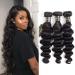 DONG H hair Loose Deep Wave Bundles 100% Unprocessed Peruvian Virgin Human Hair Bundles Loose Wave Bundles Wet and Wavy 3 bundles Human Hair Natural Color Hair Extensions (161820  3 Bundles) 161820 3 Bundles