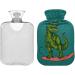 Dinosaur Surfer Hot Water Bottle | Pain Relief & Heating Pad | 1L - Ideal for Headaches & Cramps - Shop Internationally - Buy Online on GoSupps.com