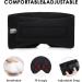 FRESHME Handmade Cotton Sleep Mask for Women Men - Blackout Eye Mask for Sleeping with Adjustable Velcro - Soft Breathable Blindfold for Night Nap Travel - Buy Online on GoSupps.com