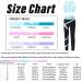 Huimingda Kid Girls 2 Piece Dance Outfits Set | Sports Bra Crop Tank Top & Athletic Leggings | Gymnastics Tracksuit | Light Blue | Size 6 Years - Buy Online on GoSupps.com