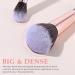 Shop Sibba 2 Pcs Makeup Brush Set - Foundation Powder Blush & Highlighter Brushes with Wooden Handles for Flawless Blending & Travel - International Shipping Available - Buy Online on GoSupps.com