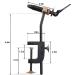 AGOOL Rotary Fly Tying Vise with Bench Clip - Metal Clamp Vise for Jigs and Teasers - Buy Online on GoSupps.com