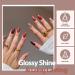 Gellen Brown Reds Gel Nail Polish Kit - 6 Trendy All Season Colors for Salon Quality Manicures - Coffee & Red Shades Included - Buy Online on GoSupps.com
