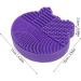 DOITOOL 2 1 Makeup Brush Cleaning Pad Cosmetic Brush Cleaning Mat Silicone Makeup Brush Cleaner Mat Silicone Brush Cleaner Brush Scrubber Mat 2 in Drying Rack Portable Purple Silica Gel 11X10cm Purple - Buy Online on GoSupps.com