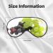 Shop Purple & Green Grapes Eye Mask - Soft Elastic Adjustable Sleep Mask for Men & Women | International Shipping - Buy Online on GoSupps.com