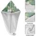 Super Absorbent White Flower Green Leaf Hair Towel 2 Pack | Quick Dry Hair Turbans for Women & Girls - Buy Online on GoSupps.com
