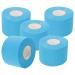 Baluue 5 Rolls Disposable Barber Paper Neck Strips Stretchy Paper Neck Bands Hairdressing Neck Paper Tissue Roll for Salon Haircut Coloring Perming Sky-Blue