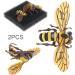 OriGlam Bee Fly Fishing Set - 2 Pack Lure Kit for Trout & Topwater Fishing | Premium Bait & Gear - Buy Online on GoSupps.com