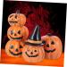 KONTONTY 3pcs Halloween Pumpkin Decoration Mini Pumpkin Decoration Desktop Decor Mini Tombstones Halloween Decorations Clearance Halloween Birthday Decor Ornament Home Decor Miniature Model - Buy Online on GoSupps.com