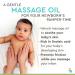 NOLEO Gentle Baby Oil - Organic Calming Oil for Newborns | Natural Grapeseed Safflower & Jojoba | Fragrance-Free Baby Skin Care - 4 oz - Buy Online on GoSupps.com