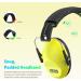 Dr.meter Children Noise Protection Headphones SNR 27dB - Ear Protection Earmuffs for School, Drum Kit, Autism - Yellow - Buy Online on GoSupps.com
