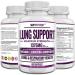 Lung Support Supplement for Lung Cleanse & Detox Comprehensive Formula - Quercetin with Bromelain Nettle Vitamin C K2 & 500 mg Cordyceps for Lung Health Respiratory & Bronchial Support 60 Capsules