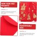CAXUSD 48pcs Year of The Tiger Red Envelope Zodiac Hong Shui Envelope Lucky Money Envelopes Chinese Gifts Red Wallet Portable Red Envelopes Paper Pocket Year Red Envelope Red 17X9X0.1CM - Buy Online on GoSupps.com