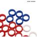 50 Pieces of Silicone Finger Rings for Any Scissors Insert Hair Cutting Styling Tools Accessories Mixing Colors - Buy Online on GoSupps.com