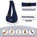 Petloft Reversible Small Dog Carrier - Adjustable Hands-Free Sling for Dogs Cats & Rabbits (Blue) - International Shipping - Buy Online on GoSupps.com