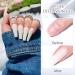 Builder Gel - Milk White Builder Gel for Nails Extension Gel Kit with 100Pcs Nail Forms & Nail Brush UV/LED Nail Base Building Gel for Split Broken Nails Protection Strengthening Nail Art Decoration Milk White Set - Buy Online on GoSupps.com