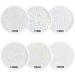 Sparkle Holographic Clear Glitter Nail Dip Powder Starter Kit - 6 Colors Opal Foils Easy for Beginners - Perfect Top Coat for Black Nail Art | SG062 - Buy Online on GoSupps.com