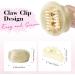REECHO 2 PCS Mini Claw Clip in Messy & Cat Ears Hair Bun Extensions Wig Accessory Updo Hairpieces for Women Girls (Pack of 2-3" Straight Natural Blonde) Pack of 2 - 3" Straight Natural Blonde - Buy Online on GoSupps.com