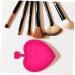 WOFASHPURET Makeup Brush Cleaning Pad brush cleaning Bowl makeup gadgets Brush Cleaning Mat Brush cleaning tool silicone cleaning brush Makeup Brush Cleaner Mat Silica gel portable face brush 12x9cm Rosy - Buy Online on GoSupps.com