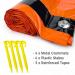 Bearhard Emergency Sleeping Bag - Ultralight Waterproof Thermal Bivvy Sack for Camping Hiking - Orange Tube Tent - Buy Online on GoSupps.com