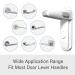 Heart of Tafiti Child Door Handle Locks | Baby-Proof Lever Lock | 2-Pack | Easy Installation | 3M VHB Glue | Safe for Toddlers - Buy Online on GoSupps.com