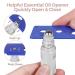 Comsaf 10ml Essential Oils Roller Bottles Set - 24 Anti-UV Glass Containers with Stainless Steel Ball Funnel Opener & Labels for Aromatherapy & Massage - Buy Online on GoSupps.com