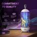Portable Bug Zapper - Indoor/Outdoor Fly & Mosquito Trap with 2500mAh Battery - Electric Fly Zapper for Camping - White - Buy Online on GoSupps.com