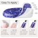 Maychao 15ML Purple Blue Glitter Gel Nail Polish | Soak Off UV LED Sequins Gel | DIY Manicure Salon at Home - Buy Online on GoSupps.com