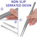 4-Piece Stainless Steel Tweezers Set Non-Slip Fine Tweezers Flat Metal Tweezers with Precision Pinking Tweezers Set for Cooking Gardening Repairing Eating (12 10 8 6 inch Silver) - Buy Online on GoSupps.com