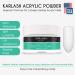 Karlash Professional Acrylic Powder - Crystal Clear 0.5 oz | High-Quality Nail Enhancement Powder - Buy Online on GoSupps.com