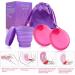 Buy Menstrual Disc Set - Reusable Discs for All Currents Safe for Sports & Swimming | Includes S+L Discs Folding Cup Storage Bag & Manual - Buy Online on GoSupps.com