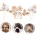 FOMIYES 1 Set Leaves and Flowers Hair Comb Bride Hair Comb Hair Accessories for Bridesmaids Headpiece for Wedding Decoration Flower Hair Accessories Flower Hair Pin Flower Hair Combs - Buy Online on GoSupps.com
