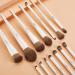 Jessup 14Pcs Premium Synthetic Makeup Brush Set - Light Grey T329 - Buy Online on GoSupps.com