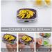Unique Banana Fruit Print Pill Box | 2 Compartment Metal Pill Organizer | Portable Decorative Medicine Case for Pocket & Purse - Buy Online on GoSupps.com