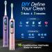 7AM2M Electric Toothbrush for Adults & Teens - LED Screen 5 Modes 90-Day Charge 8 Brush Heads - Purple - Buy Online on GoSupps.com
