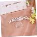 Ipetboom Rhinestone Headpiece Comb Hair Combs Barrette Crystal Rhinestone Hair Accessories Bridal Pearl Hair Comb Bridal Headpiece Alloy Hairpin Floral Hair Comb White Wedding Bride Hair up - Buy Online on GoSupps.com