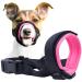 Gentle Muzzle Guard for Dogs - Prevents Biting and Unwanted Chewing Safely New Secure Comfort Fit - Soft Neoprene Padding No More Chafing Included Training Guide Helps Build Bonds with Pet (S+ Pink) Pink S+ (Pack of 1)