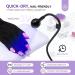 Saviland UV Nail Lamp + High-tech UV Gloves Set for Gel Nails | U V Protection Gloves for Nail Supplies | Protect Hands from Harmful U V Rays - Buy Online on GoSupps.com