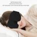 3D Sleep Mask for Side Sleepers - Light Blocking Eye Mask for Travel & Yoga | Soft Breathable & Lightweight | Unisex Black - Buy Online on GoSupps.com