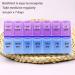 Weekly Pill Organizer - 7 Day AM PM Travel Medicine Case | Large Capacity Portable Pill Box - Buy Online on GoSupps.com