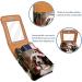 Buy Leather Lipstick Case with Mirror - Mini Lipstick Holder Bag for Perfect Organization | Ideal Gift for Christmas - Cute Puppy Design - Buy Online on GoSupps.com