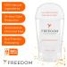 Freedom Deodorant Frankincense Peach 1.9 oz - Natural, Long-Lasting Protection - Buy Online on GoSupps.com