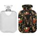 Personalized 1L Hot Water Bottle | Individual Christmas Heat Bottles for Pain Relief & Warmth - Buy Online on GoSupps.com