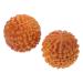 Coolhiya 2st massage globe yoga ball lacrosse B Lacrosse balls Outside Seeping Ball Chinese health muscle roller balls yoga b Wrist yoga balls fitness wooden thuja china