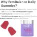Nutriburst - FemBalance Hormone Balance for Women - Vegan Vitamin B6 Lemon Balm + Dong Quai - Regulate Hormones Support Nervous System + Reduce Tiredness - 3 x 60 Gummies / 3 Month Supply 180 Count (Pack of 1) Fembalance - Hormone Support - Buy Online on GoSupps.com