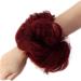 JJstar Messy Hair Bun Scrunchie Wine Red - Curly Wavy Chignon for Women and Girls - Synthetic Hair Accessories - Buy Online on GoSupps.com